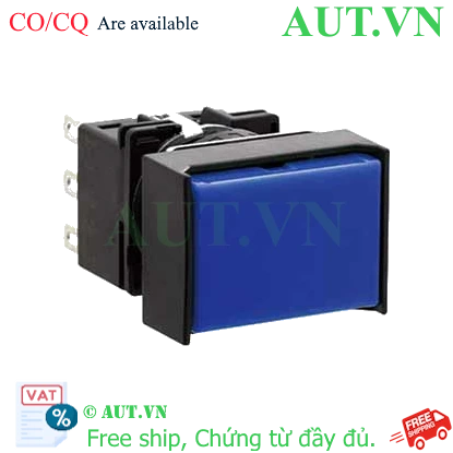 Ảnh của Nút nhấn nhả không đèn IDEC LB3B-M1T6S D16 2NO+2NC (Xanh)