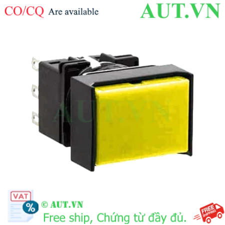 Ảnh của Nút nhấn nhả không đèn IDEC LB3B-M1T7LY D16 3NO+3NC (Vàng)