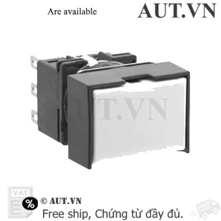 Ảnh của Nút nhấn nhả không đèn IDEC LB4B-M1T1W D16 1NO+1NC (Trắng)