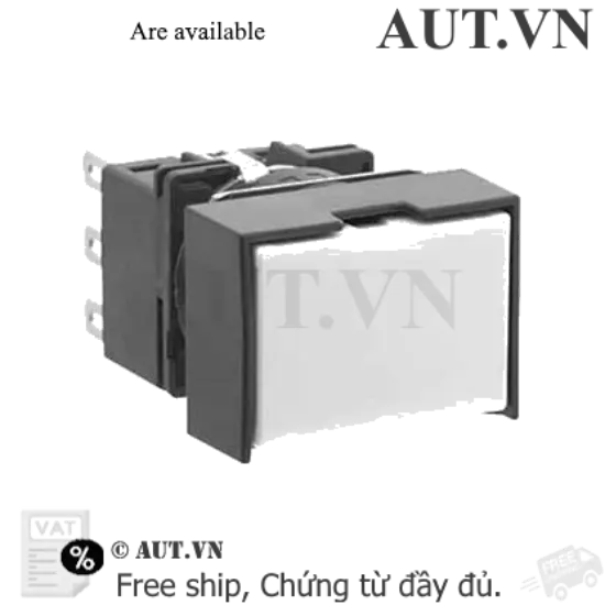 Ảnh của Nút nhấn nhả không đèn IDEC LB4B-M1T1W D16 1NO+1NC (Trắng)