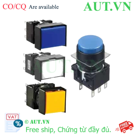 Ảnh của Nút nhấn nhả không đèn IDEC LB4B-M1T3LR D16 3NO+3NC (Đỏ)