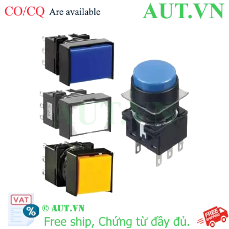 Ảnh của Nút nhấn nhả không đèn IDEC LB4B-M1T3R D16 3NO+3NC (Đỏ)