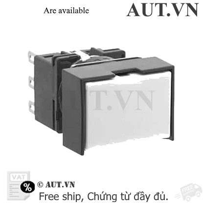 Ảnh của Nút nhấn nhả không đèn IDEC LB4B-M1T7W D16 3NO+3NC (Trắng)