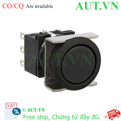 Ảnh của Nút nhấn nhả không đèn IDEC LB6B-M1T1VB D18 1NO+1NC (Đen)