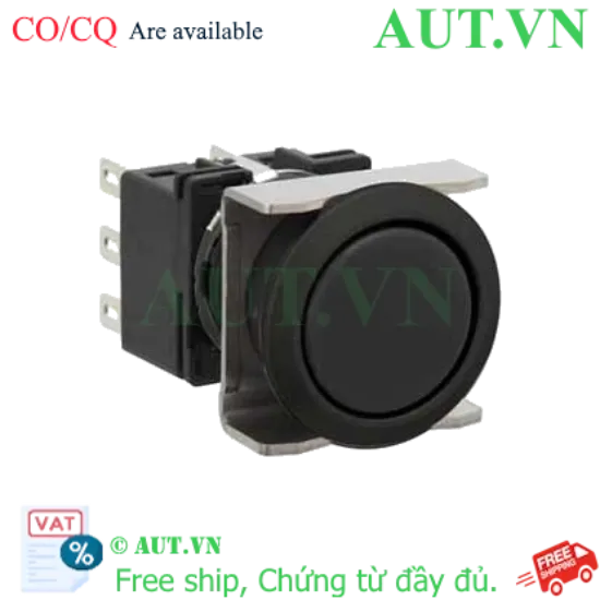 Ảnh của Nút nhấn nhả không đèn IDEC LB6B-M1T1VB D18 1NO+1NC (Đen)
