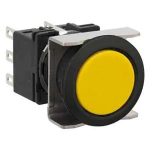 Ảnh của Nút nhấn nhả không đèn IDEC LB6B-M1T2LY D18 2NO+2NC (Vàng)