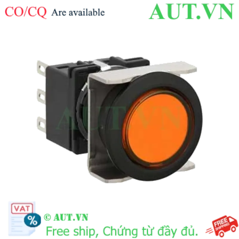Ảnh của Nút nhấn nhả không đèn IDEC LB6B-M1T3LA D18 3NO+3NC (Hổ phách)