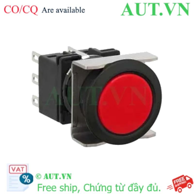 Ảnh của Nút nhấn nhả không đèn IDEC LB6B-M1T3LR D18 3NO+3NC (Đỏ)