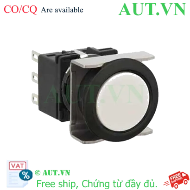 Ảnh của Nút nhấn nhả không đèn IDEC LB6B-M1T3W D18 3NO+3NC (Trắng)