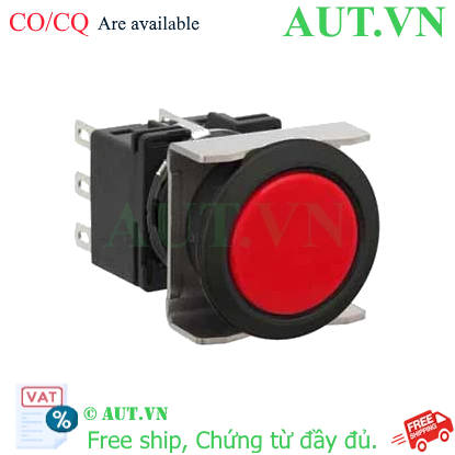 Ảnh của Nút nhấn nhả không đèn IDEC LB6B-M1T5LR D18 1NO+1NC (Đỏ)