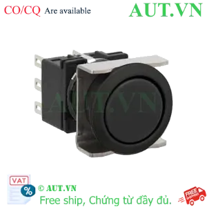 Ảnh của Nút nhấn nhả không đèn IDEC LB6B-M1T6B D18 2NO+2NC (Đen)