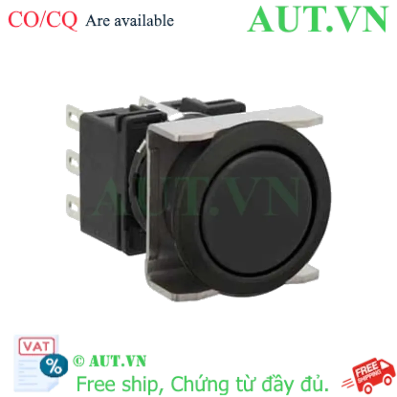 Ảnh của Nút nhấn nhả không đèn IDEC LB6B-M1T6B D18 2NO+2NC (Đen)