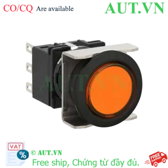 Ảnh của Nút nhấn nhả không đèn IDEC LB6B-M1T6LA D18 2NO+2NC (Hổ phách)