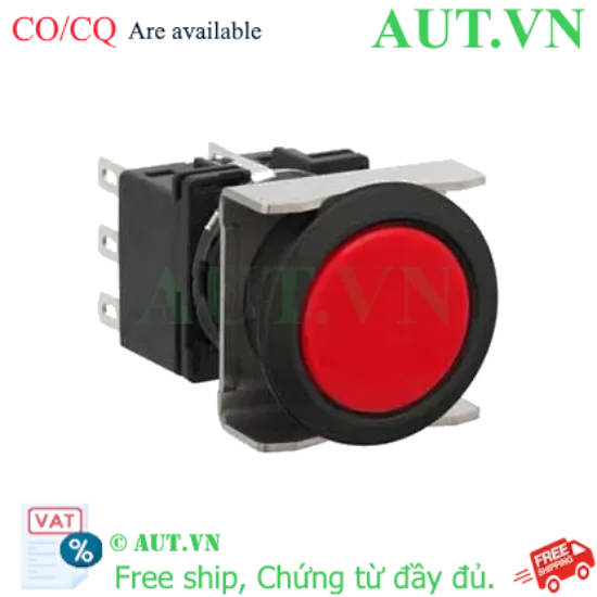 Ảnh của Nút nhấn nhả không đèn IDEC LB6B-M1T6R D18 2NO+2NC (Đỏ)