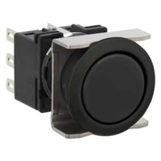 Ảnh của Nút nhấn nhả không đèn IDEC LB6B-M1T7B D18 3NO+3NC (Đen)