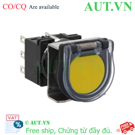 Ảnh của Nút nhấn nhả không đèn IDEC LB6GB-M1T1LY D18 1NO+1NC (Vàng)