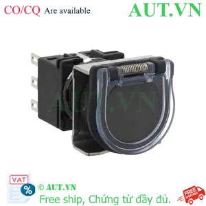 Ảnh của Nút nhấn nhả không đèn IDEC LB6GB-M1T1VB D18 1NO+1NC (Đen)