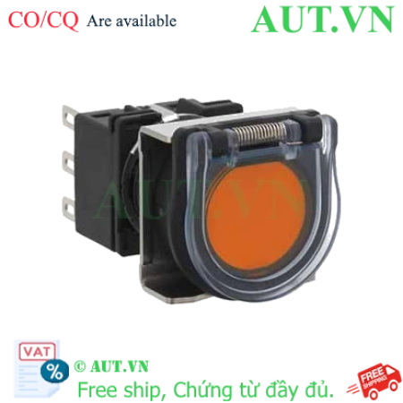Ảnh của Nút nhấn nhả không đèn IDEC LB6GB-M1T2LA D18 2NO+2NC (Hổ phách)