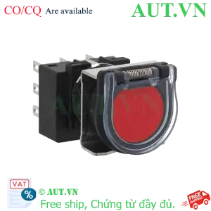 Ảnh của Nút nhấn nhả không đèn IDEC LB6GB-M1T2LR D18 2NO+2NC (Đỏ)