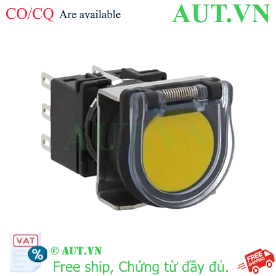 Ảnh của Nút nhấn nhả không đèn IDEC LB6GB-M1T2VY D18 2NO+2NC (Vàng)