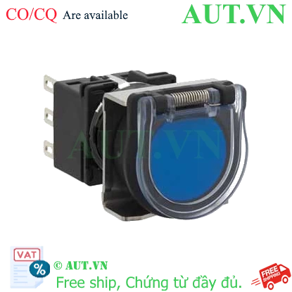 Ảnh của Nút nhấn nhả không đèn IDEC LB6GB-M1T3LS D18 3NO+3NC (Xanh)