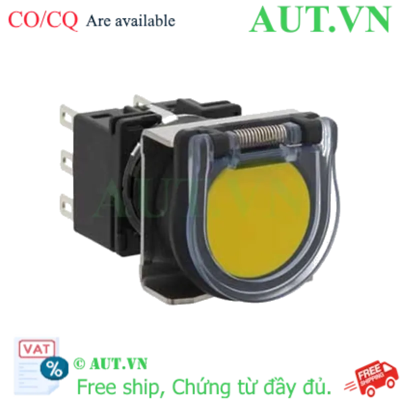 Ảnh của Nút nhấn nhả không đèn IDEC LB6GB-M1T5LY D18 1NO+1NC (Vàng)