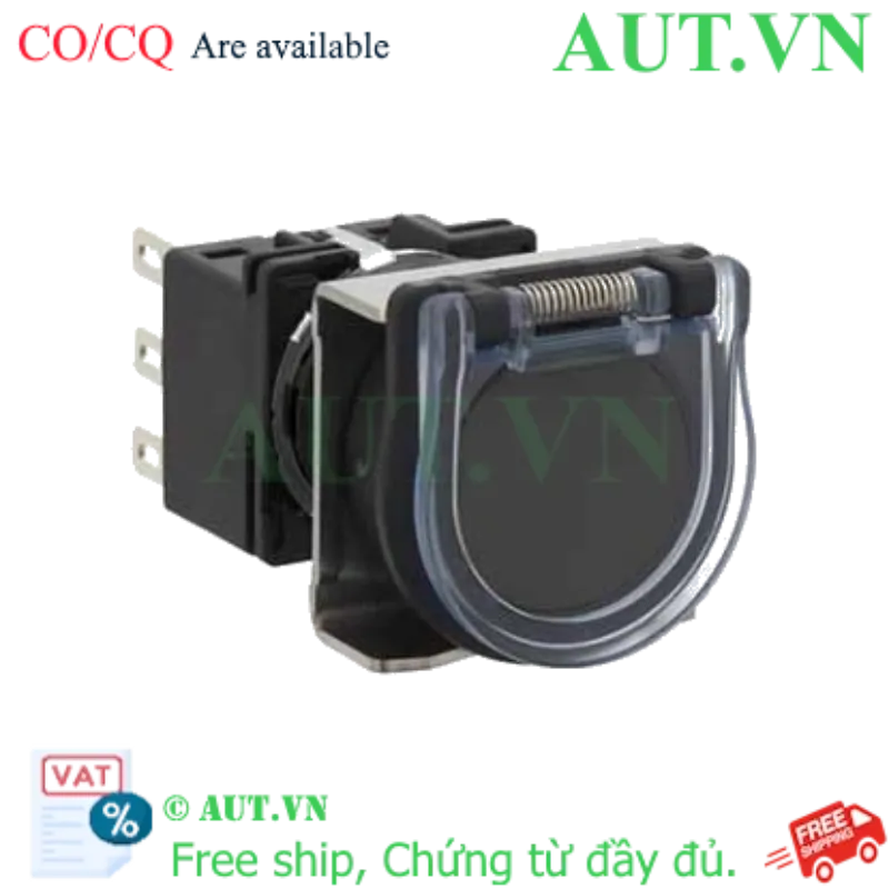 Ảnh của Nút nhấn nhả không đèn IDEC LB6GB-M1T6B D18 2NO+2NC (Đen)