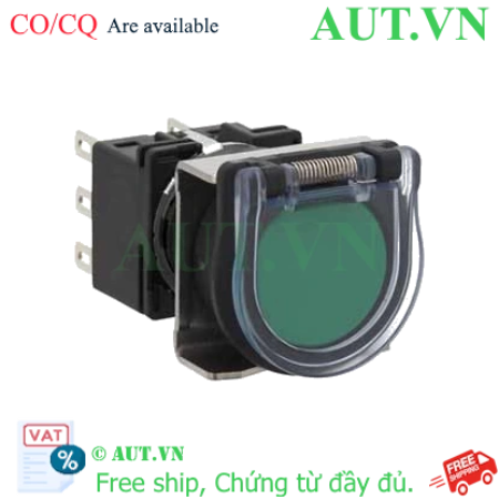 Ảnh của Nút nhấn nhả không đèn IDEC LB6GB-M1T6G D18 2NO+2NC (Xanh)