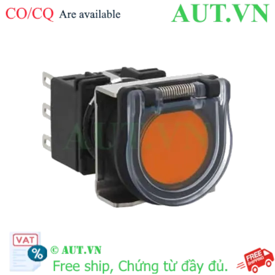 Ảnh của Nút nhấn nhả không đèn IDEC LB6GB-M1T6LA D18 2NO+2NC (Hổ phách)