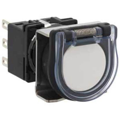 Ảnh của Nút nhấn nhả không đèn IDEC LB6GB-M1T6LW D18 2NO+2NC (Trắng)