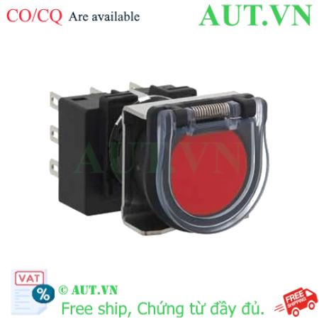 Ảnh của Nút nhấn nhả không đèn IDEC LB6GB-M1T6R D18 2NO+2NC (Đỏ)