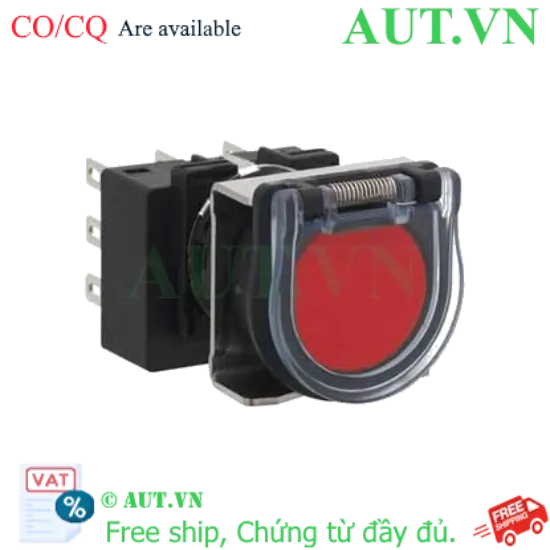 Ảnh của Nút nhấn nhả không đèn IDEC LB6GB-M1T7R D18 3NO+3NC (Đỏ)