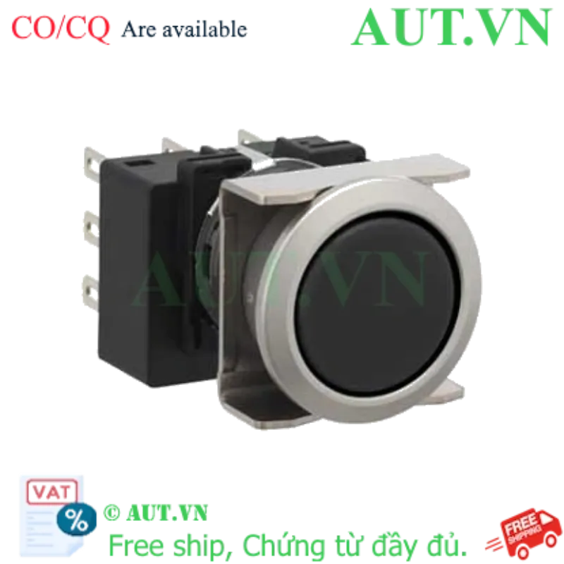 Ảnh của Nút nhấn nhả không đèn IDEC LB6MB-M1T2VB D18 2NO+2NC (Đen)
