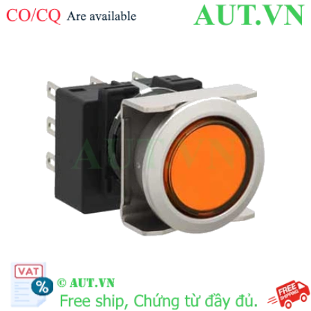 Ảnh của Nút nhấn nhả không đèn IDEC LB6MB-M1T3LA D18 3NO+3NC (Hổ phách)