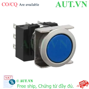 Ảnh của Nút nhấn nhả không đèn IDEC LB6MB-M1T6LS D18 2NO+2NC (Xanh)