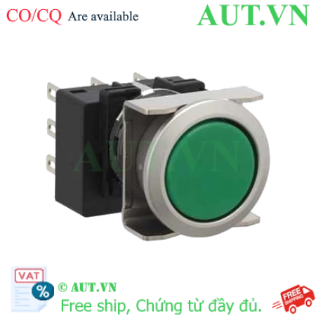 Ảnh của Nút nhấn nhả không đèn IDEC LB6MB-M1T7G D18 3NO+3NC (Xanh)