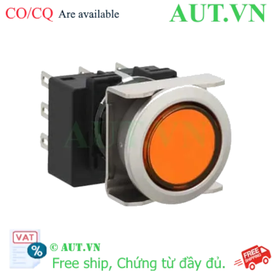 Ảnh của Nút nhấn nhả không đèn IDEC LB6MB-M1T7LA D18 3NO+3NC (Hổ phách)