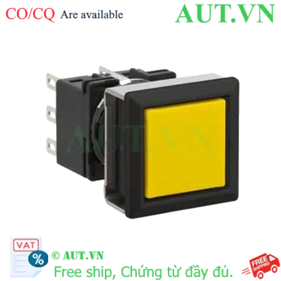 Ảnh của Nút nhấn nhả không đèn IDEC LB7B-M1T1LY 1NO+1NC (Vàng)