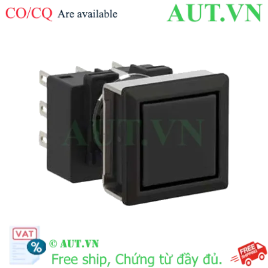Ảnh của Nút nhấn nhả không đèn IDEC LB7B-M1T1VB 1NO+1NC (Đen)