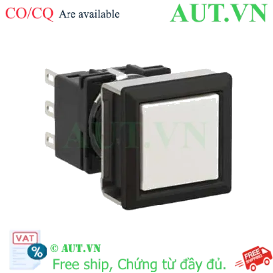 Ảnh của Nút nhấn nhả không đèn IDEC LB7B-M1T1VW 1NO+1NC (Trắng)