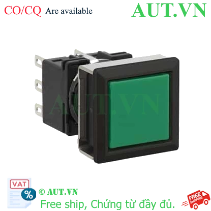 Ảnh của Nút nhấn nhả không đèn IDEC LB7B-M1T2LG 2NO+2NC (Xanh)