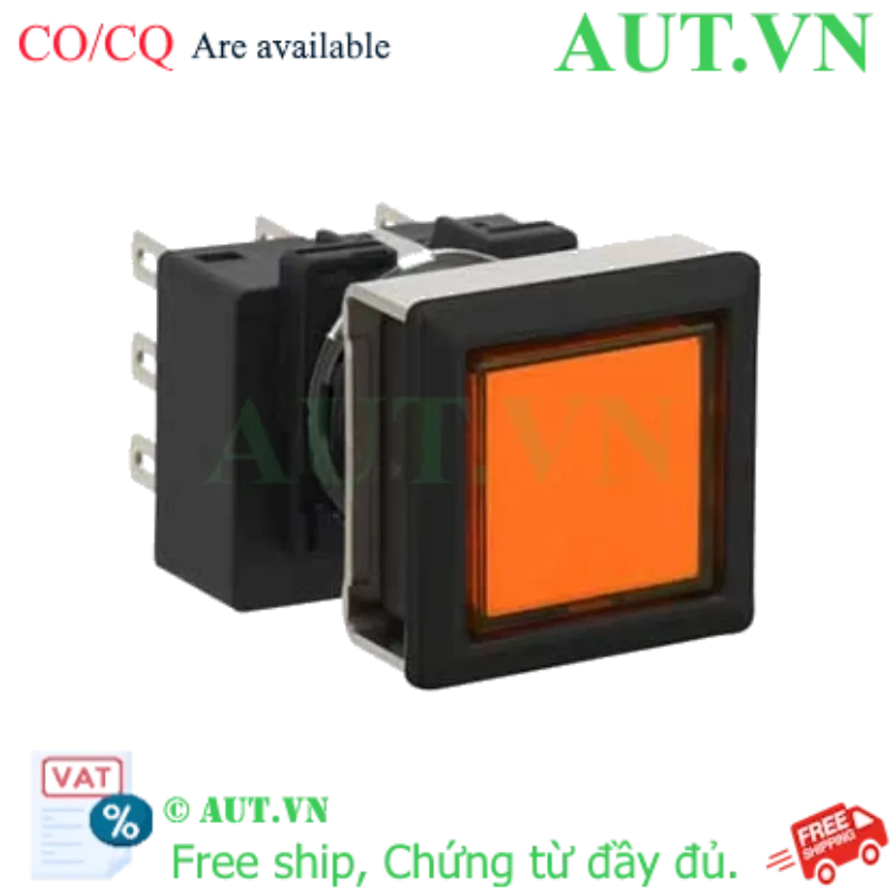 Ảnh của Nút nhấn nhả không đèn IDEC LB7B-M1T6LA 2NO+2NC (Hổ phách)