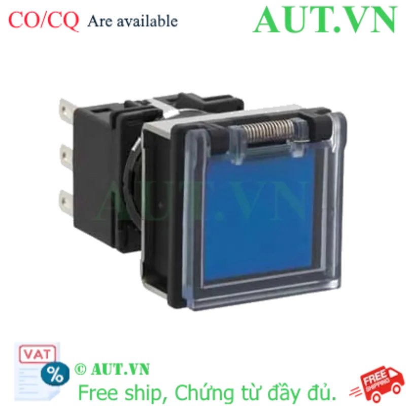 Ảnh của Nút nhấn nhả không đèn IDEC LB7GB-M1T1LS 1NO+1NC (Xanh)