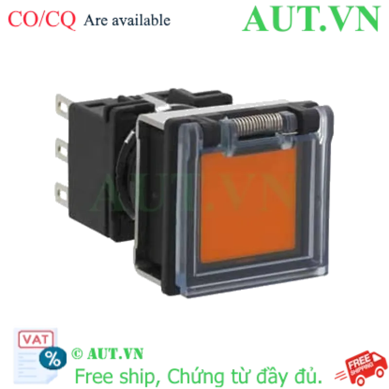 Ảnh của Nút nhấn nhả không đèn IDEC LB7GB-M1T2LA 2NO+2NC (Hổ phách)