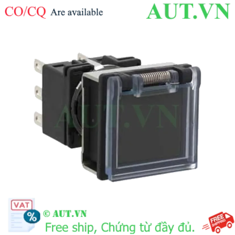 Ảnh của Nút nhấn nhả không đèn IDEC LB7GB-M1T2VB 2NO+2NC (Đen)