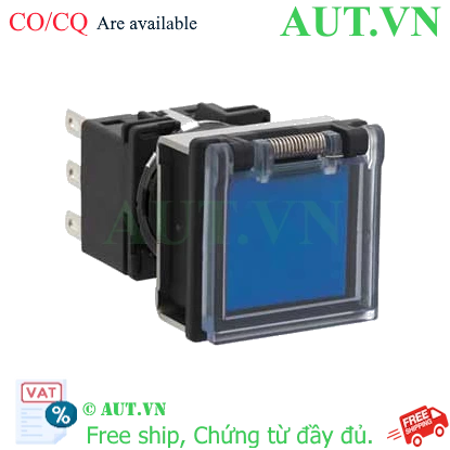 Ảnh của Nút nhấn nhả không đèn IDEC LB7GB-M1T3LS 3NO+3NC (Xanh)