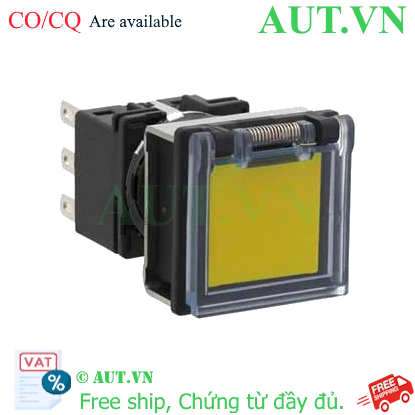 Ảnh của Nút nhấn nhả không đèn IDEC LB7GB-M1T3LY 3NO+3NC (Vàng)