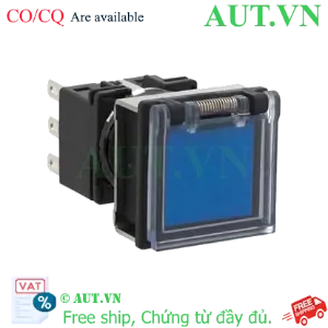 Ảnh của Nút nhấn nhả không đèn IDEC LB7GB-M1T3S 3NO+3NC (Xanh)