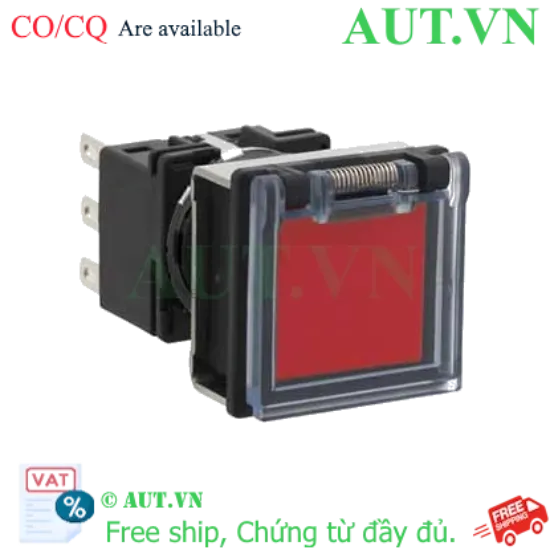 Ảnh của Nút nhấn nhả không đèn IDEC LB7GB-M1T6R 2NO+2NC (Đỏ)