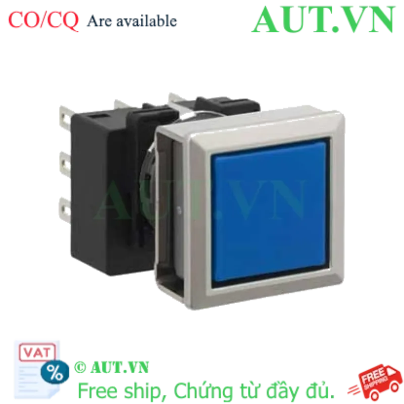 Ảnh của Nút nhấn nhả không đèn IDEC LB7MB-M1T1S 1NO+1NC (Xanh)